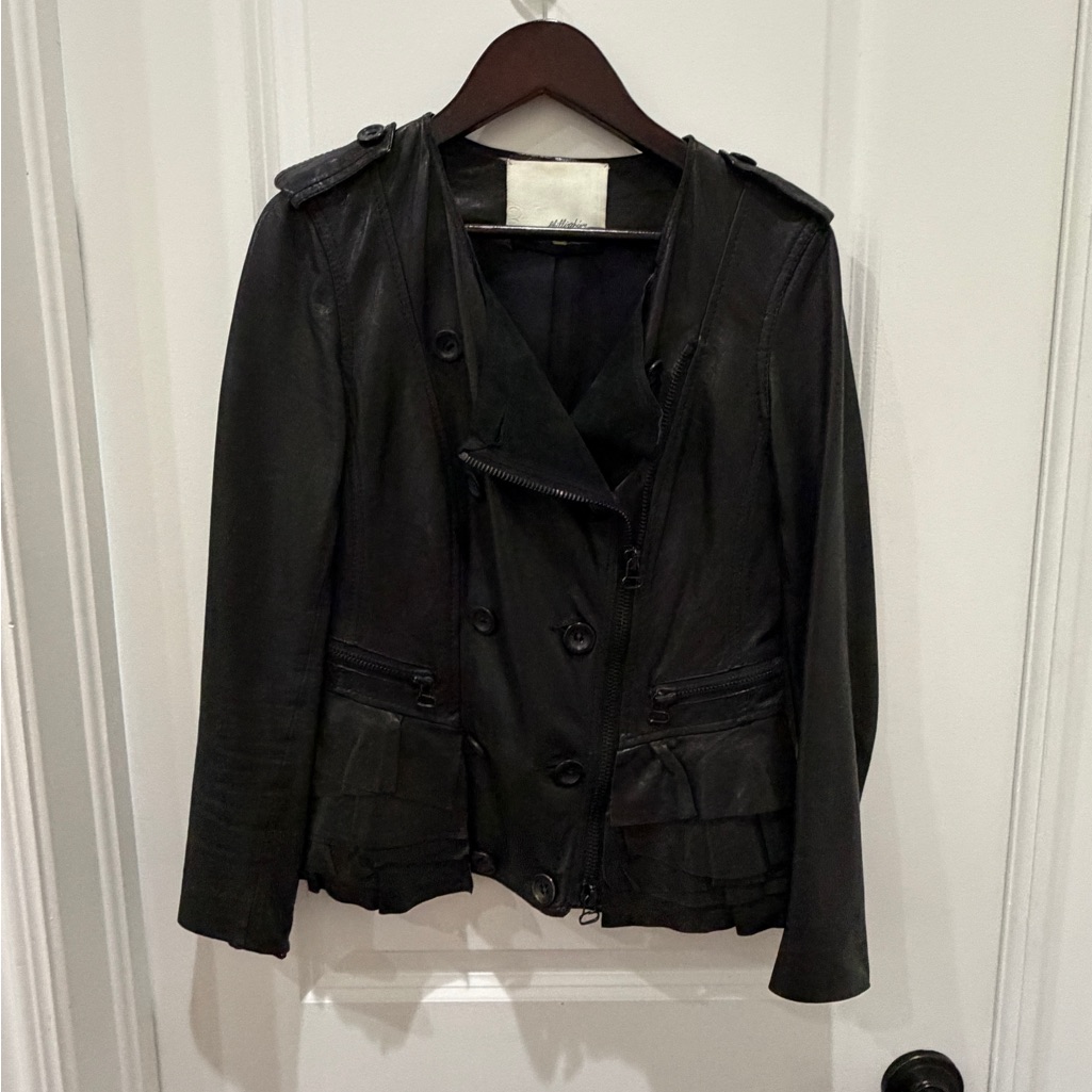 3.1 Phillip Lim Black Leather Jacket